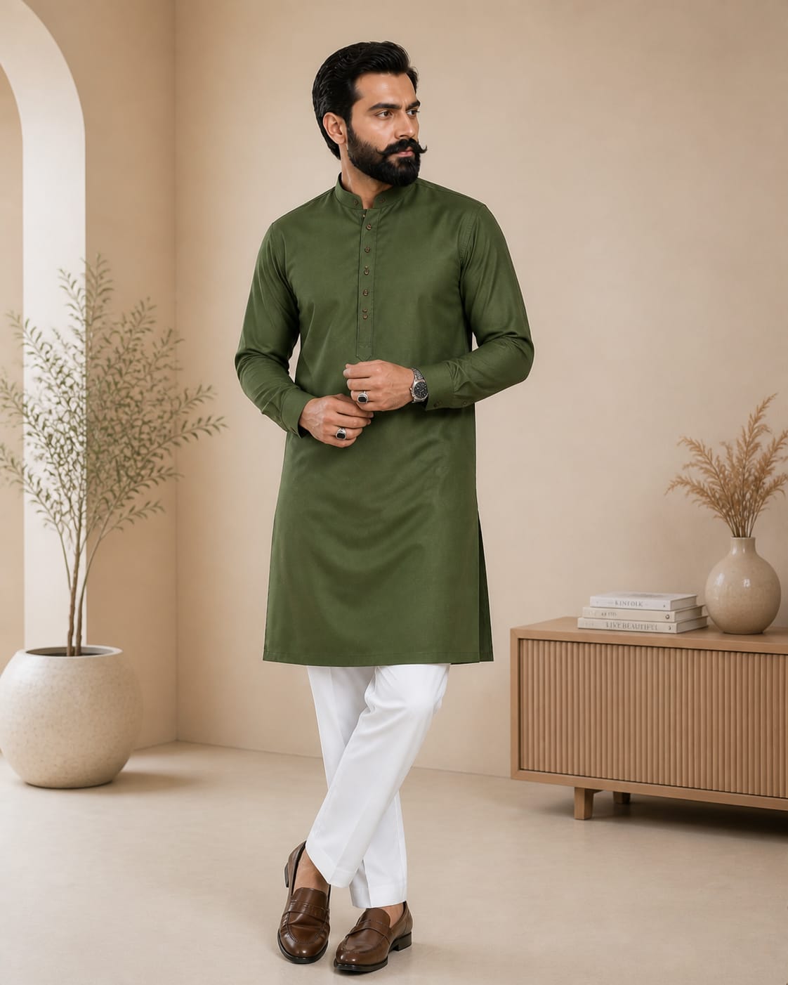 Premium Men’s Unstitched Kurta Collection – Exclusive Shades